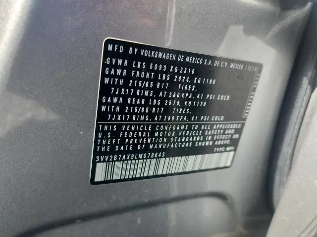 2020 VOLKSWAGEN TIGUAN SE  
