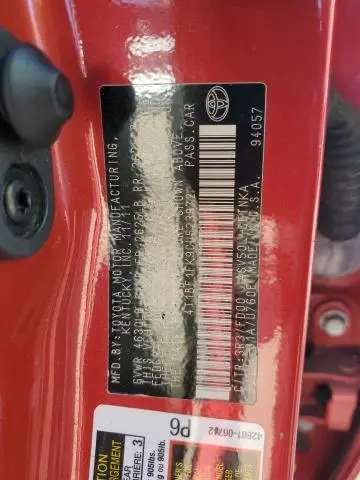 2012 TOYOTA CAMRY BASE  