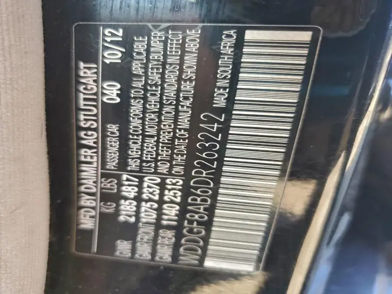 2013 MERCEDES-BENZ C 300 4MATIC  