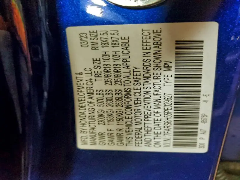 2023 HONDA CR-V SPORT  