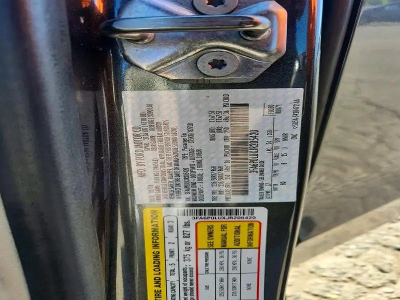 2018 FORD FUSION SE HYBRID  