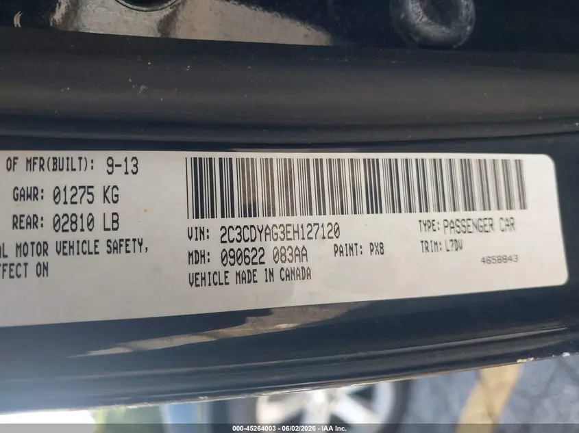 2014 DODGE CHALLENGER SXT