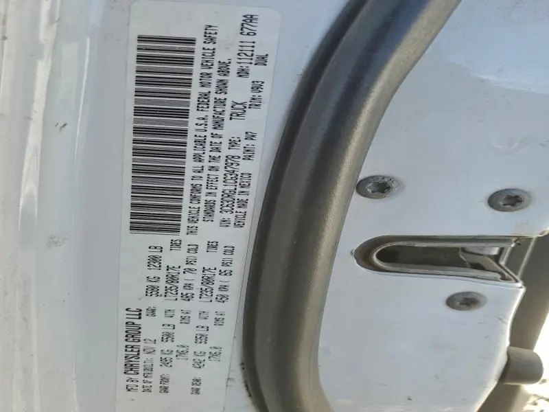 2012 DODGE RAM 3500 ST  