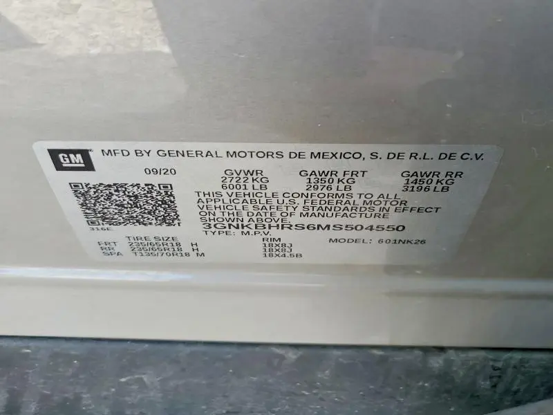 2021 CHEVROLET BLAZER 2LT  