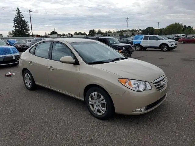 2010 HYUNDAI ELANTRA BLUE  