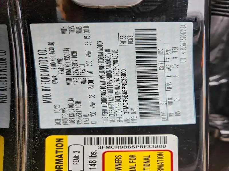 2023 FORD BRONCO SPORT BIG BEND  