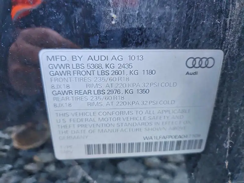 2014 AUDI Q5 PREMIUM PLUS  