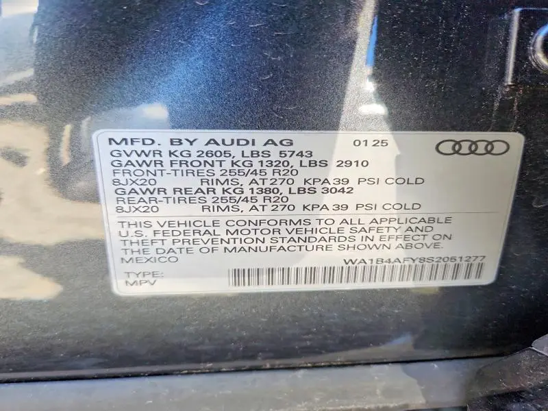 2025 AUDI SQ5 PREMIUM PLUS  