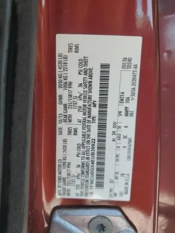 2014 FORD ESCAPE SE  
