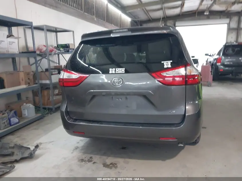 2017 TOYOTA SIENNA LE 8 PASSENGER