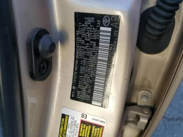 2011 TOYOTA COROLLA BASE  