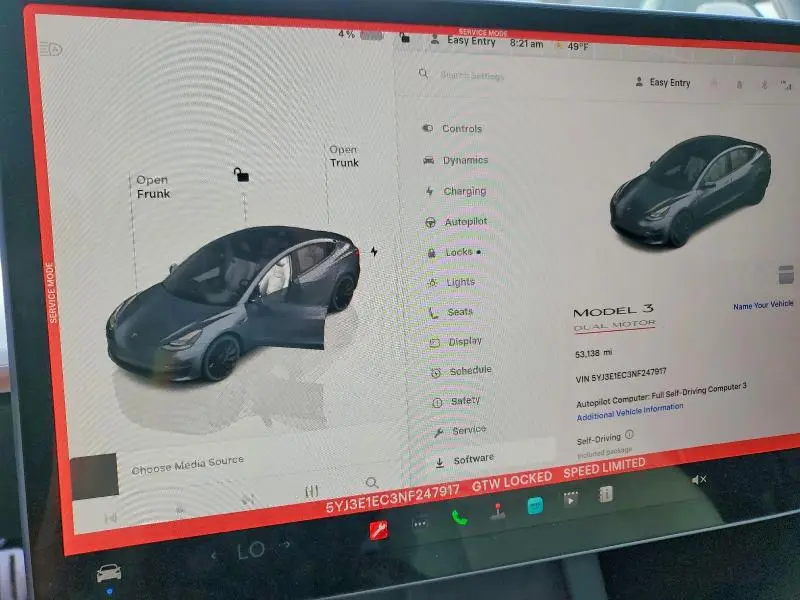 2022 TESLA MODEL 3   