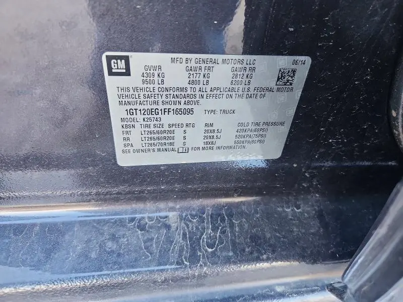2015 GMC SIERRA K2500 DENALI  