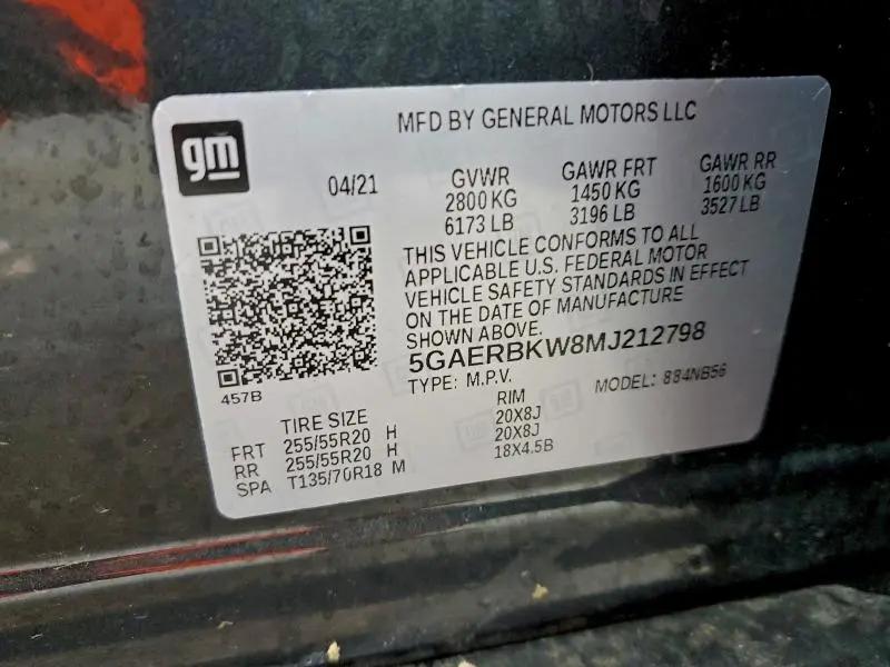 2021 BUICK ENCLAVE ESSENCE  