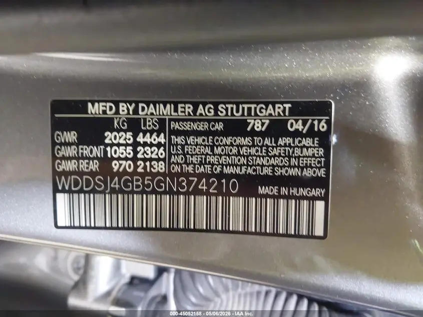 2016 MERCEDES-BENZ CLA 250 4MATIC