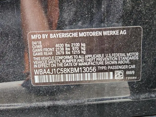 2019 BMW 430I GRAN COUPE  