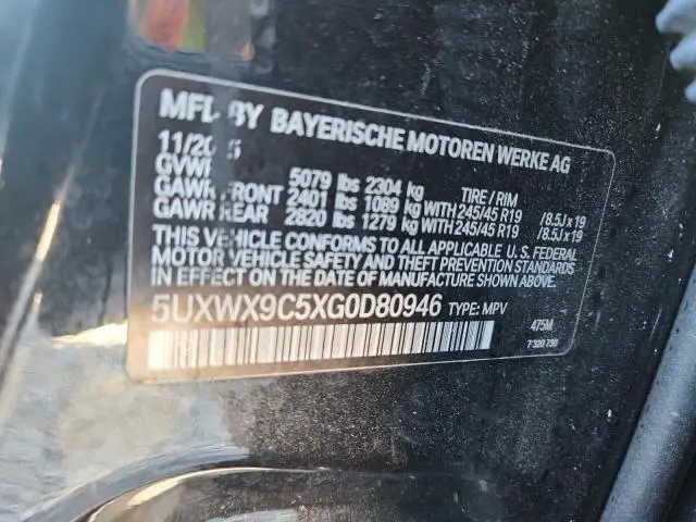 2016 BMW X3 XDRIVE28I  