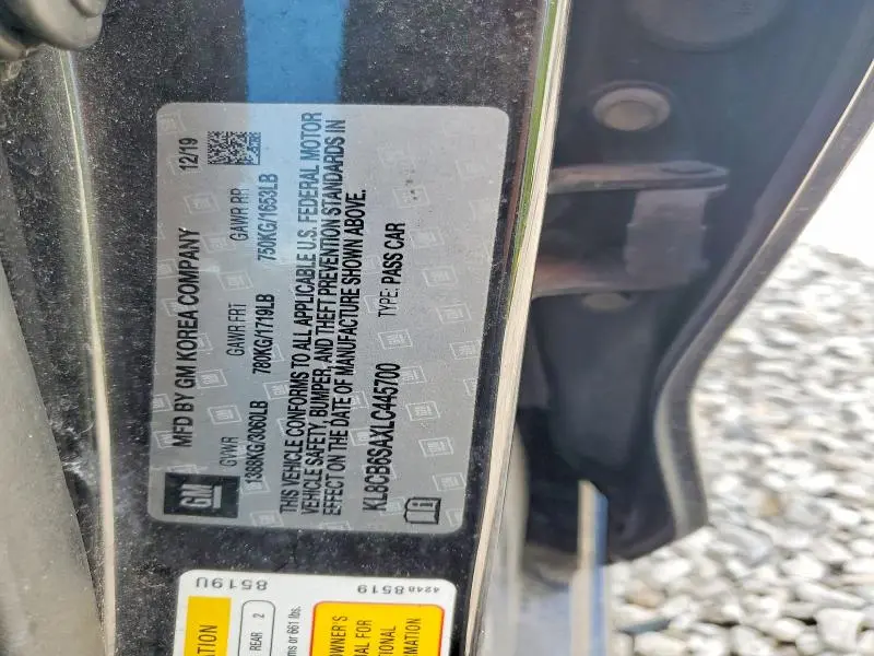 2020 CHEVROLET SPARK LS  