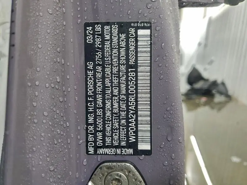 2024 PORSCHE PANAMERA BASE  