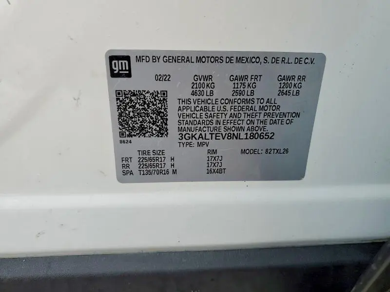 2022 GMC TERRAIN SLE  