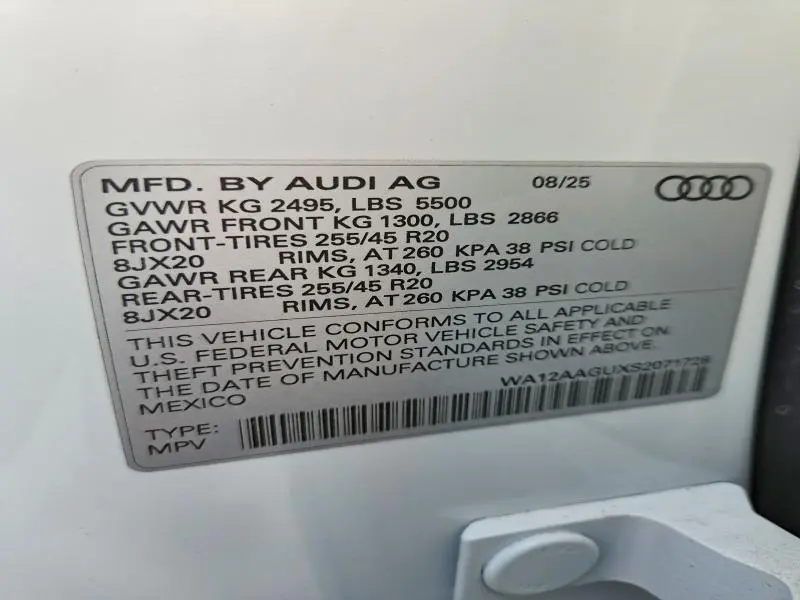 2025 AUDI Q5 PREMIUM PLUS  