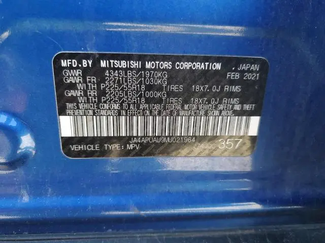 2021 MITSUBISHI OUTLANDER SPORT ES  