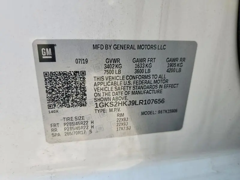 2020 GMC YUKON XL DENALI  