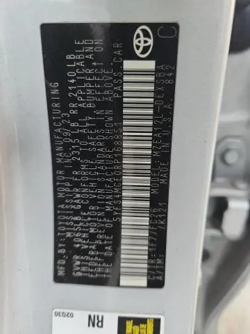 2024 TOYOTA COROLLA SE  