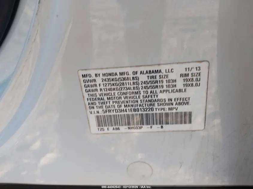 2014 ACURA MDX TECHNOLOGY PACKAGE