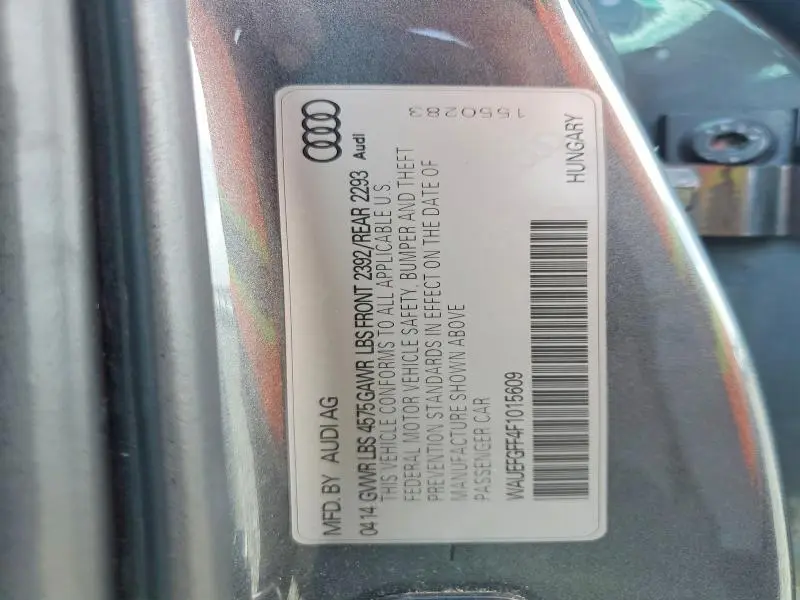 2015 AUDI A3 PREMIUM PLUS  