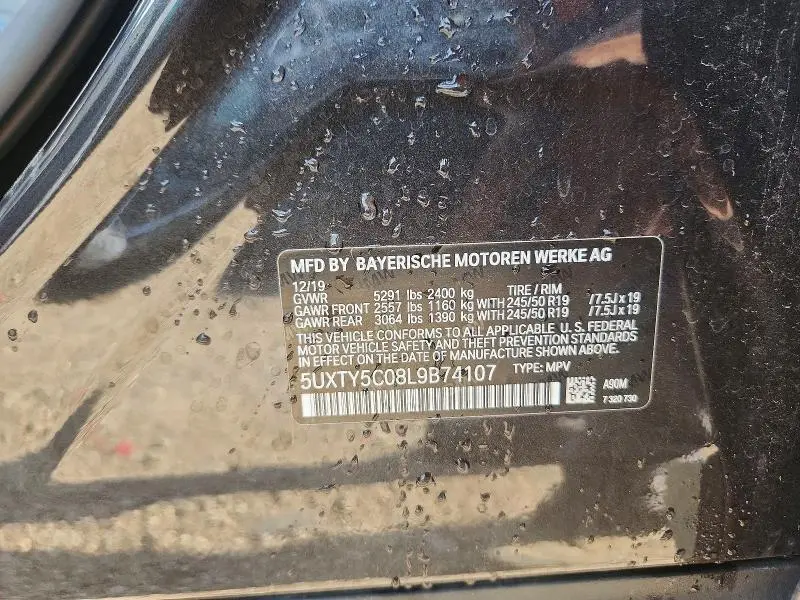 2020 BMW X3 XDRIVE30I  