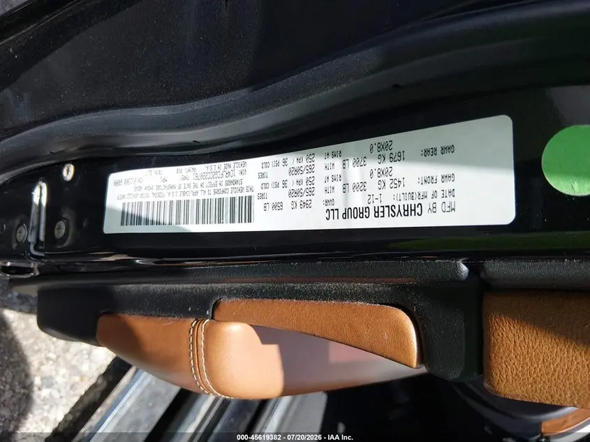2012 JEEP GRAND CHEROKEE OVERLAND