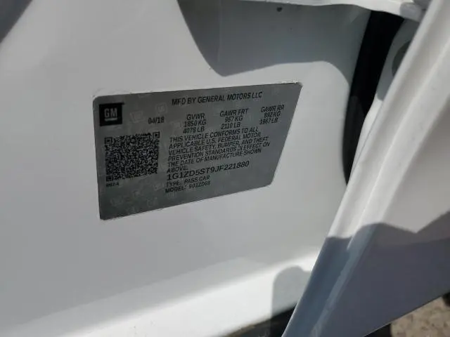 2018 CHEVROLET MALIBU LT  