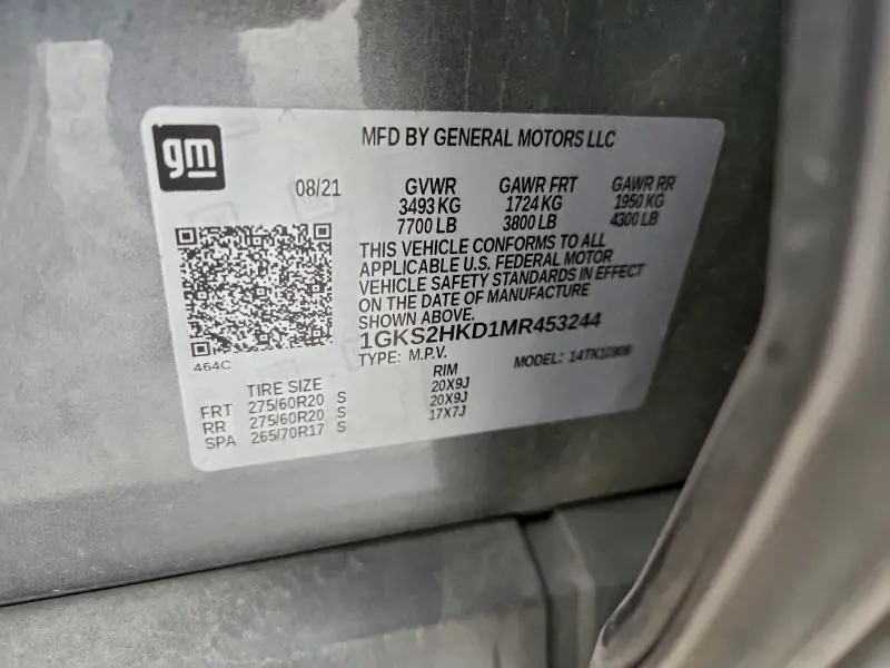 2021 GMC YUKON XL K1500 AT4  