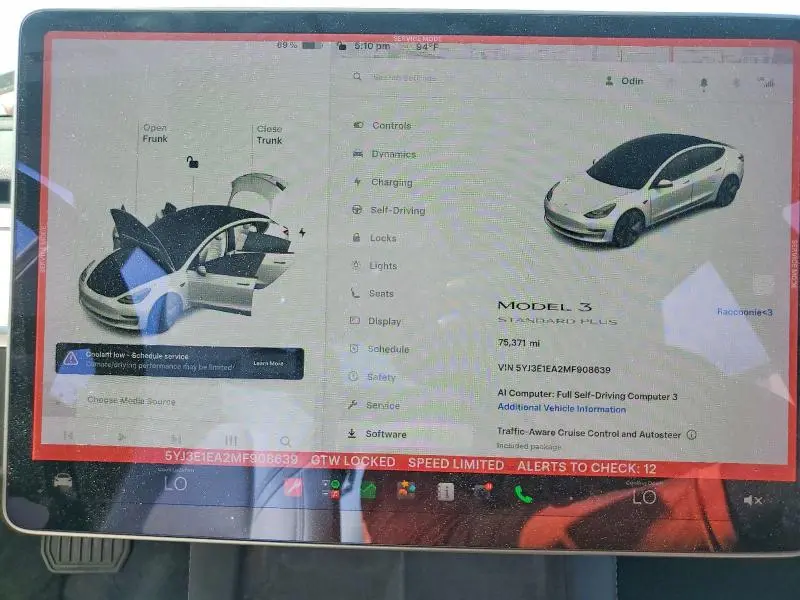 2021 TESLA MODEL 3   