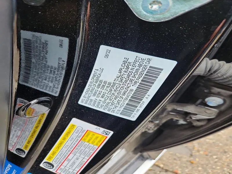 2022 HONDA ACCORD EXL  