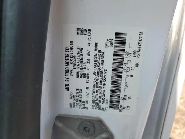 2015 FORD TRANSIT CONNECT XLT  