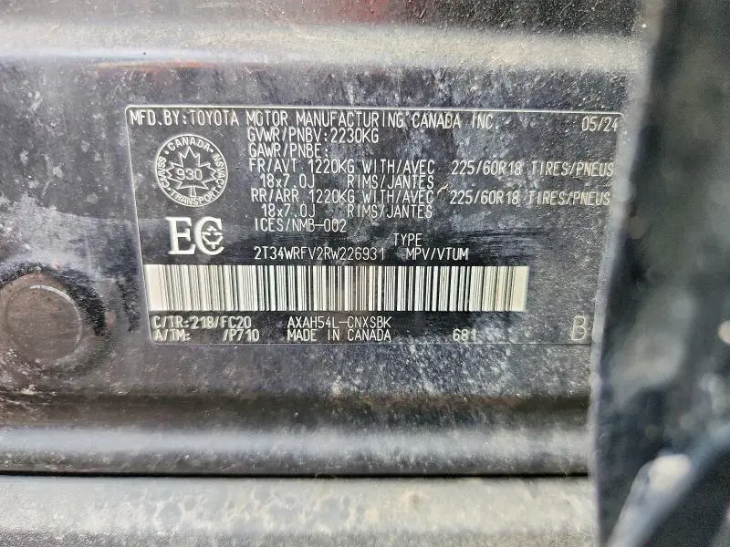 2024 TOYOTA RAV4 SE  