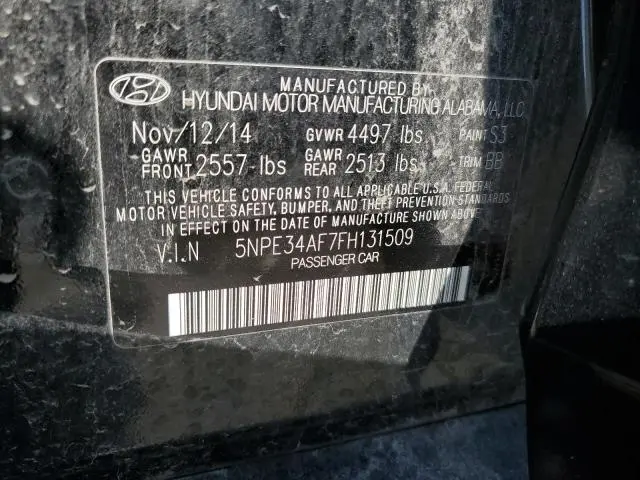 2015 HYUNDAI SONATA SPORT  