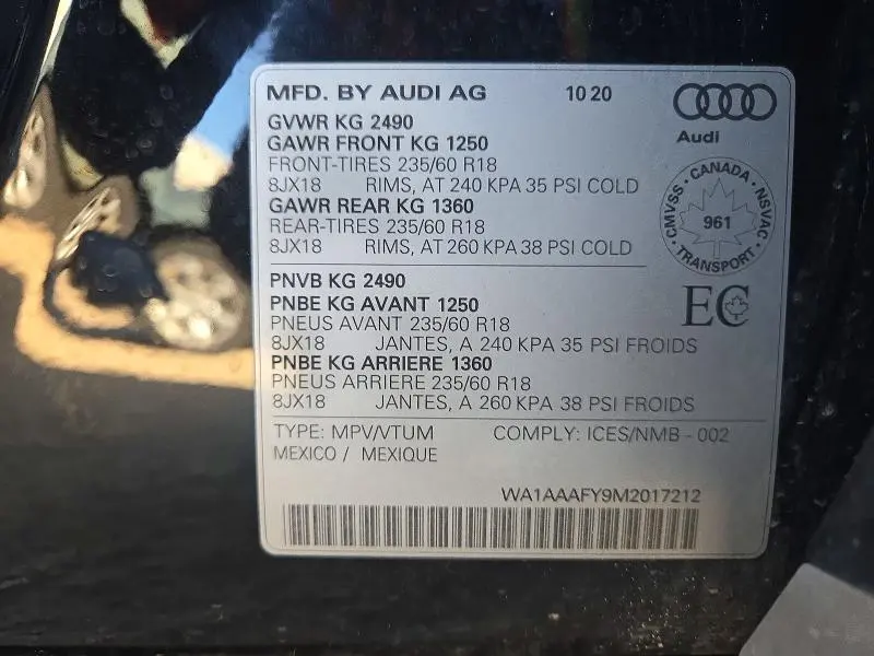 2021 AUDI Q5 PREMIUM  