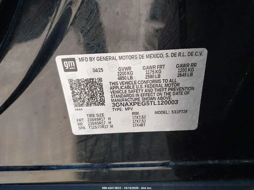 2026 CHEVROLET EQUINOX AWD LT