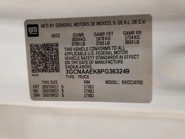 2023 CHEVROLET SILVERADO C1500  