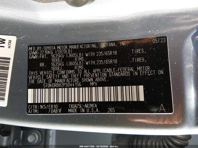 2023 TOYOTA HIGHLANDER XLE