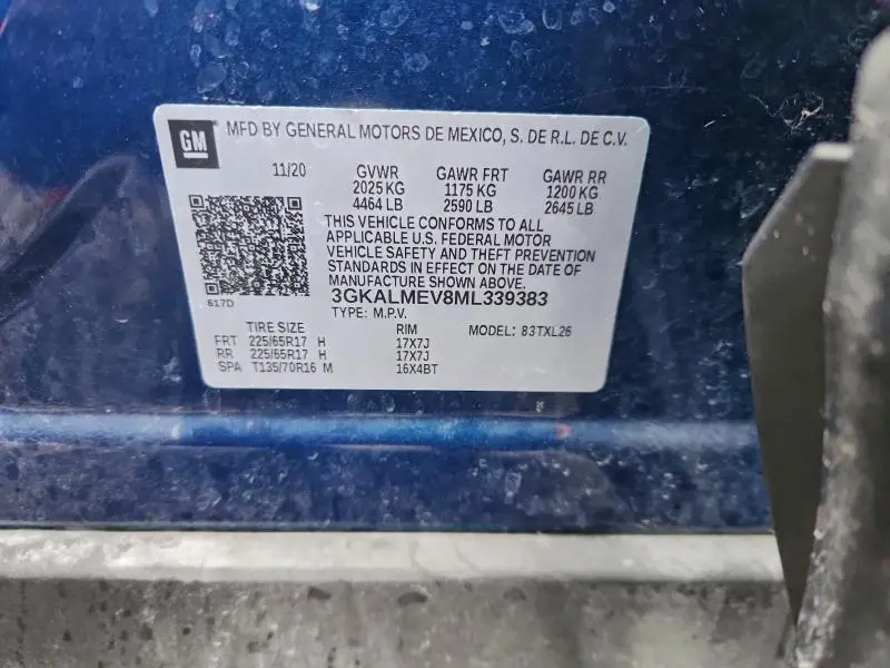 2021 GMC TERRAIN SLE  