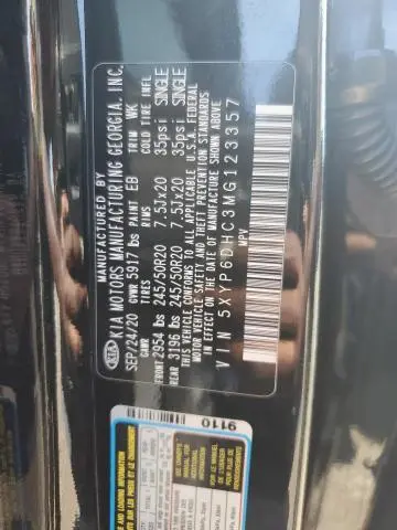 2021 KIA TELLURIDE S  