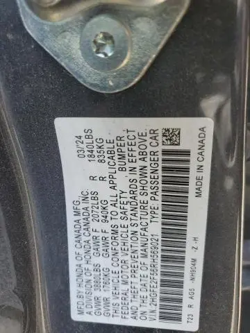 2024 HONDA CIVIC SPORT  
