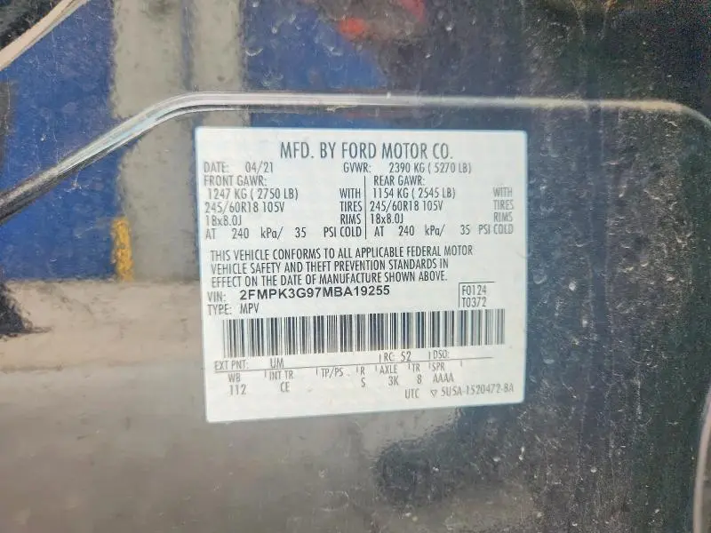2021 FORD EDGE SE  