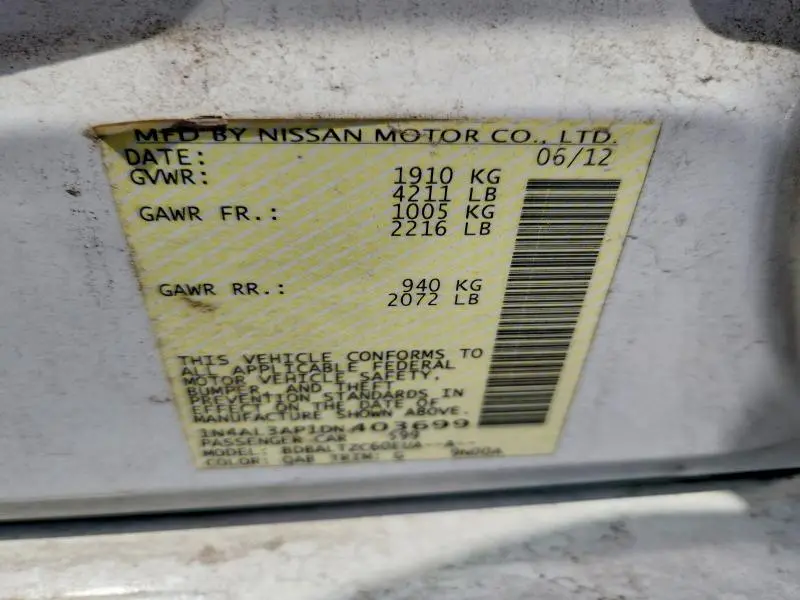 2013 NISSAN ALTIMA   