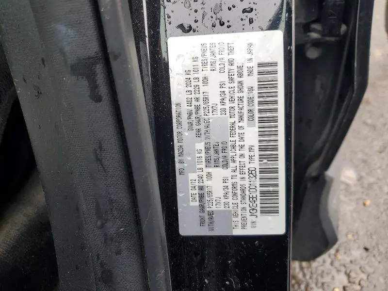 2013 MAZDA CX-5 SPORT  