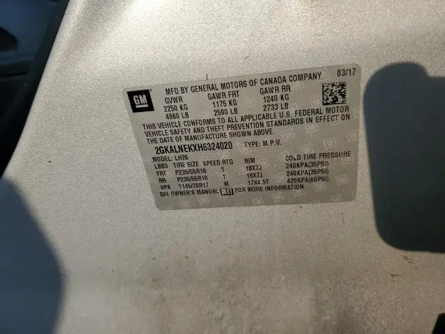 2017 GMC TERRAIN SLE  